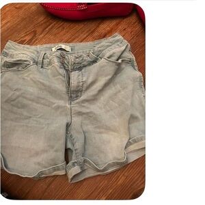 Royalty For Me Light Blue Jean Shorts